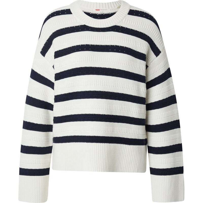 LEVI'S  Svetr 'Candide Crewneck Sweater' námořnická modř / barva bílé vlny
