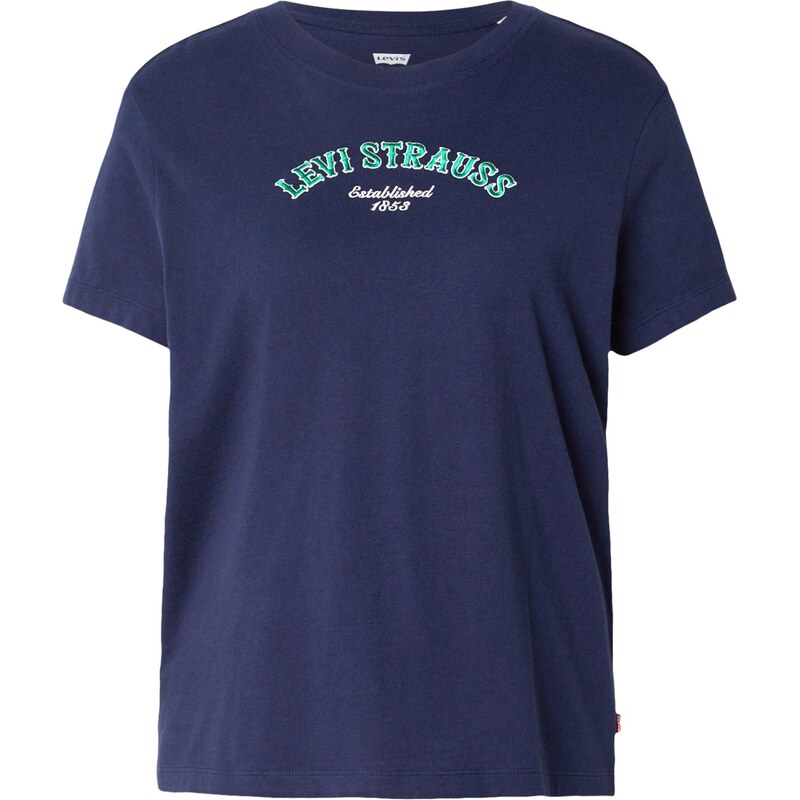 LEVIS  Tričko Graphic Favorite Tee marine modrá / zelená / bílá