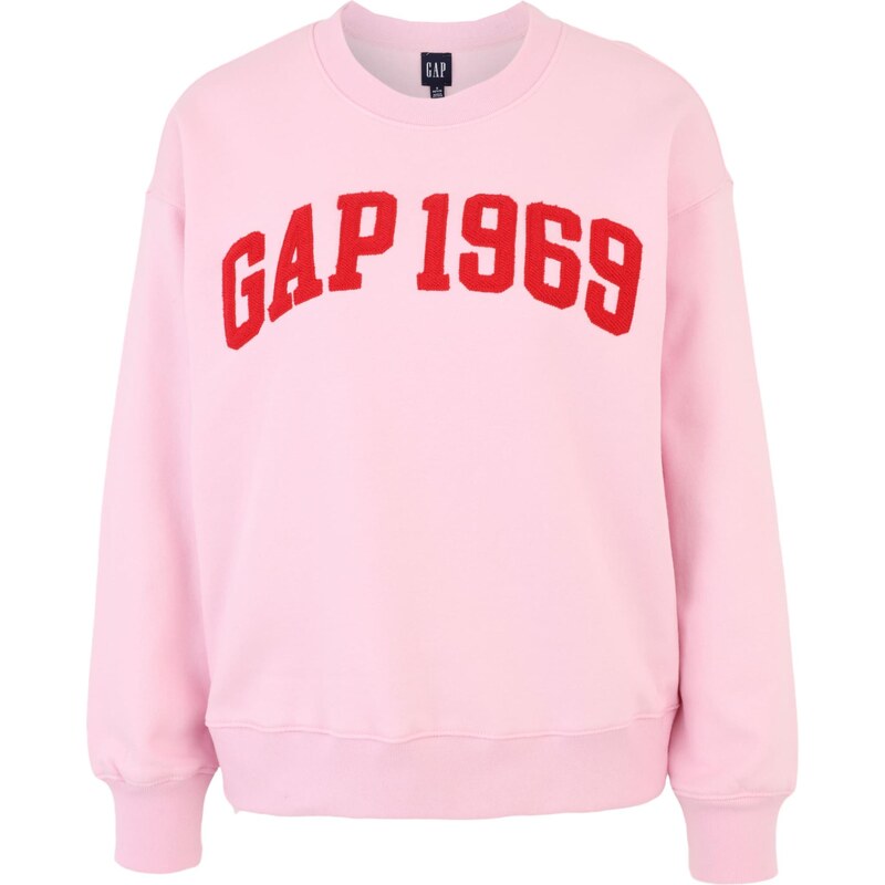 Gap Petite Mikina LOVE růžová / červená