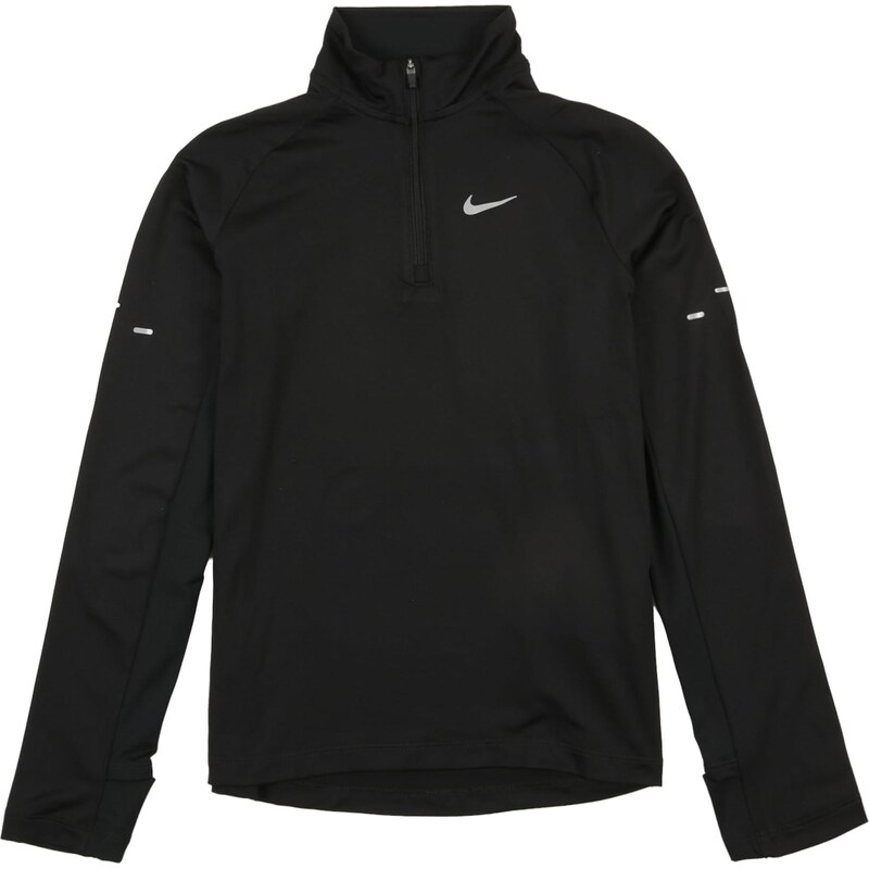 NIKE Funkční tričko STRIDE černá / bílá