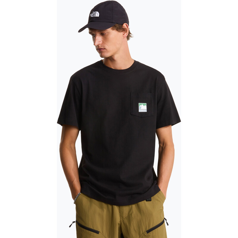 Pánské tričko The North Face Mountain Logo Relaxed tnf black