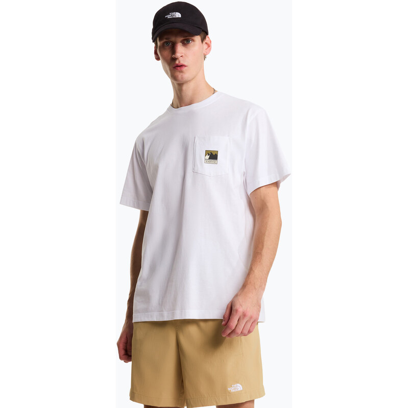 Pánské tričko The North Face Mountain Logo Relaxed tnf white