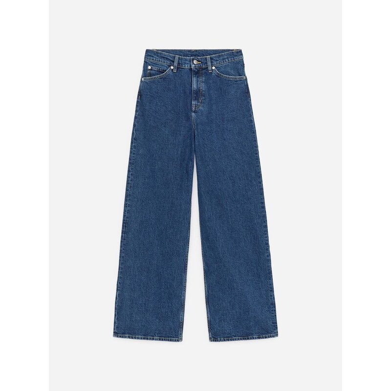 H&M - LUPINE rozšířené džíny - modrá 108132202