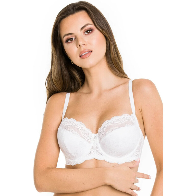 MEDIOLANO Dámská podprsenka 01096 bílá - Mediolana 112397953