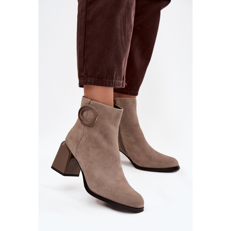 Boty na podpatku model 222953 Step in style