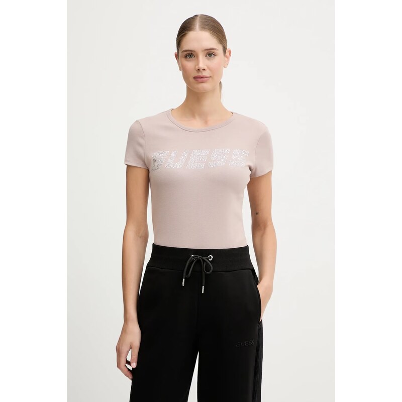 Guess kiara ss t-shirt TAUPE