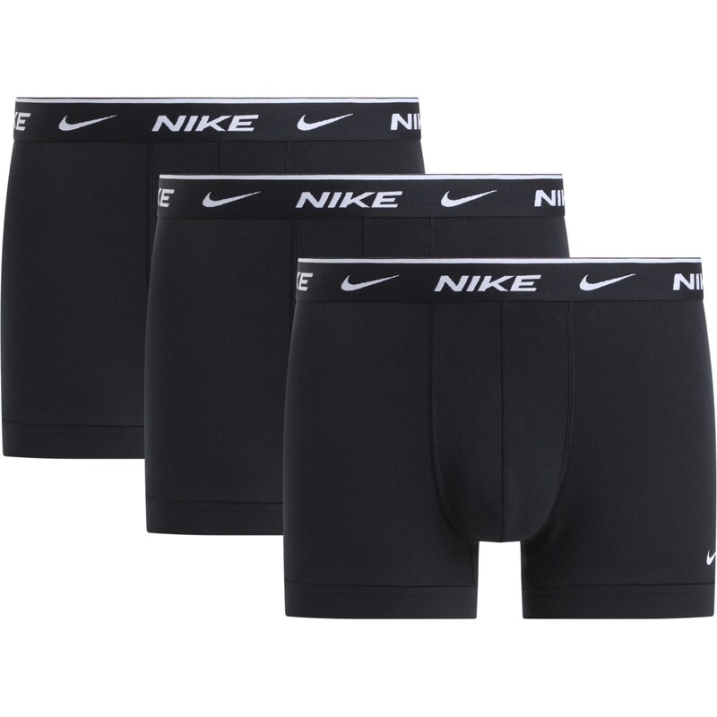 Nike ESSNTIAL COTTON STRC TRUNK 3PK BLACK