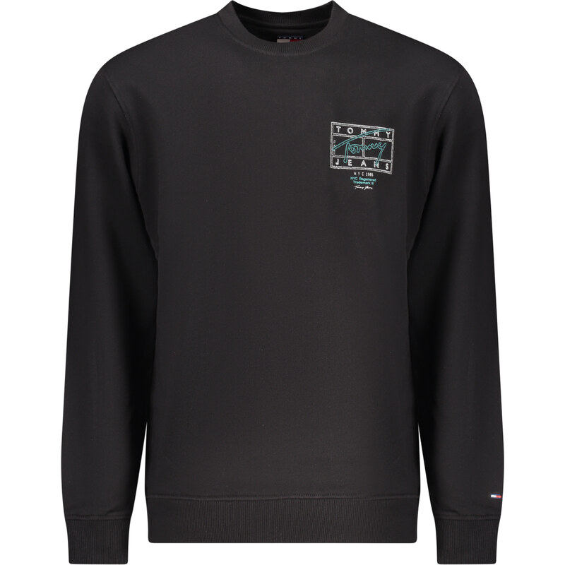 Tommy Hilfiger Černý svetr Tommy Jeans
