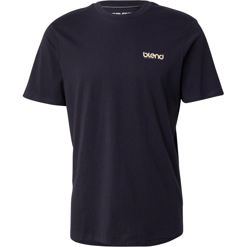 BLEND Tričko BHEmmet béžová / černá / bílá