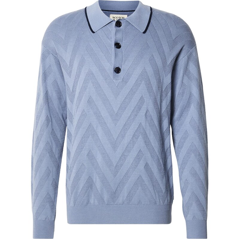 SCOTCH & SODA Svetr námořnická modř / chladná modrá