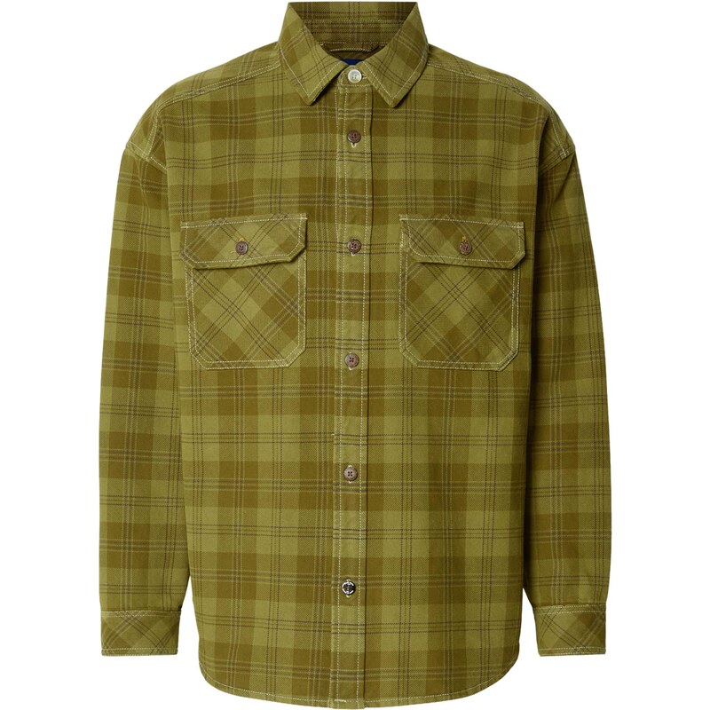 SCOTCH & SODA Košile tmavě hnědá / khaki / olivová
