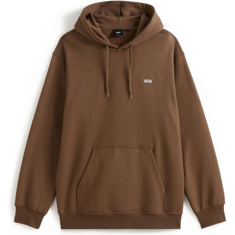 VANS Mikina Left Chest Ii čokoládová / bílá