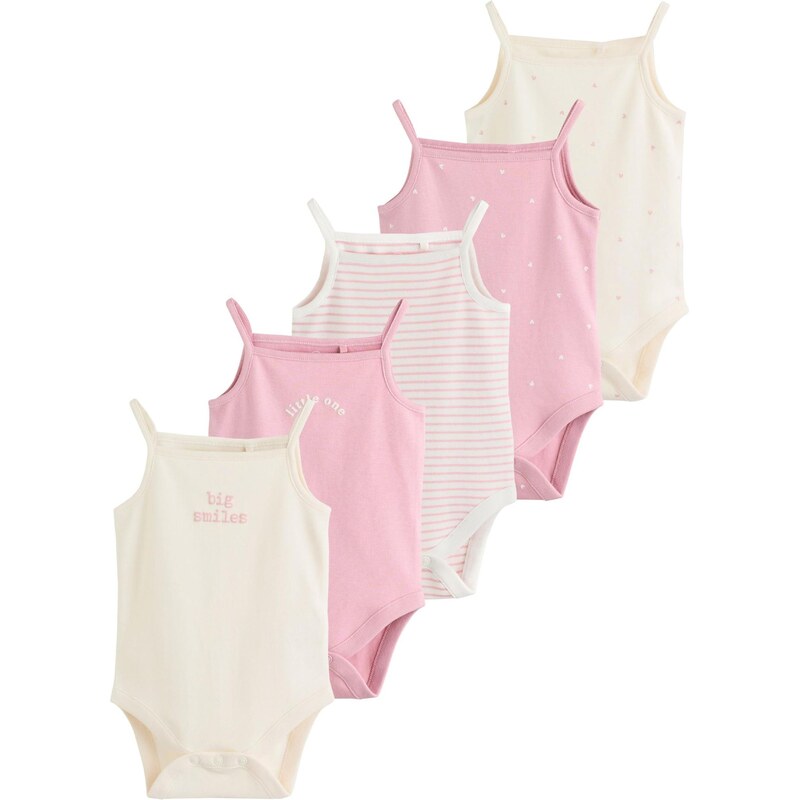 Next Dupačky/body krémová / pink / růžová / světle růžová