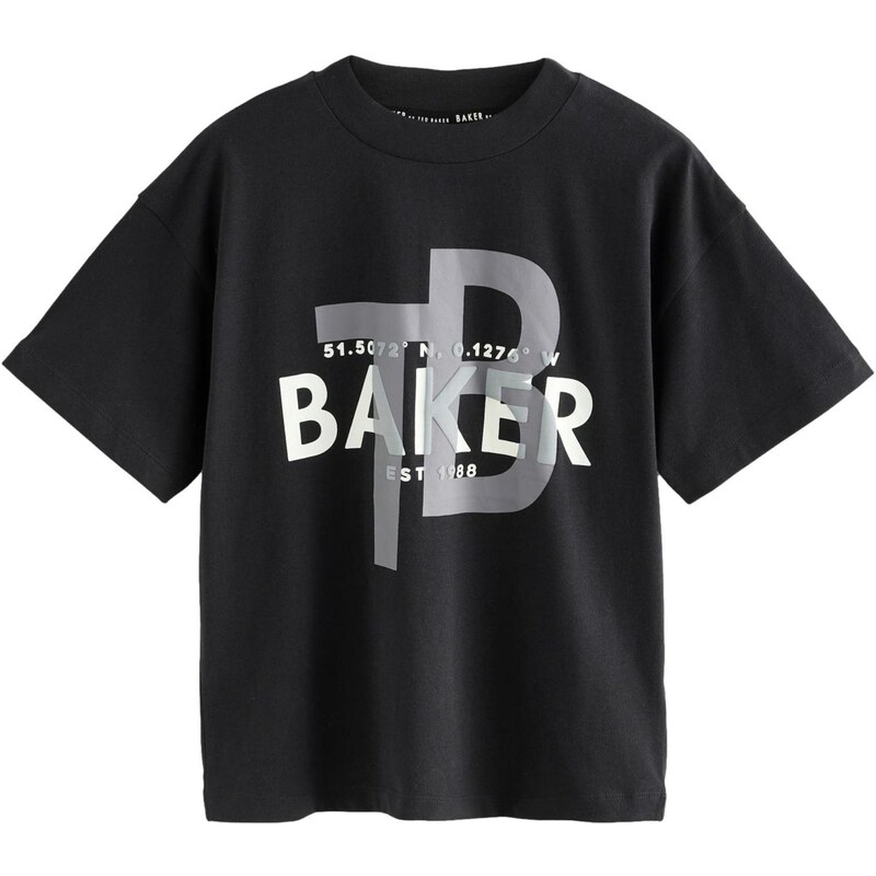 Baker by Ted Baker Tričko šedá / černá / bílá