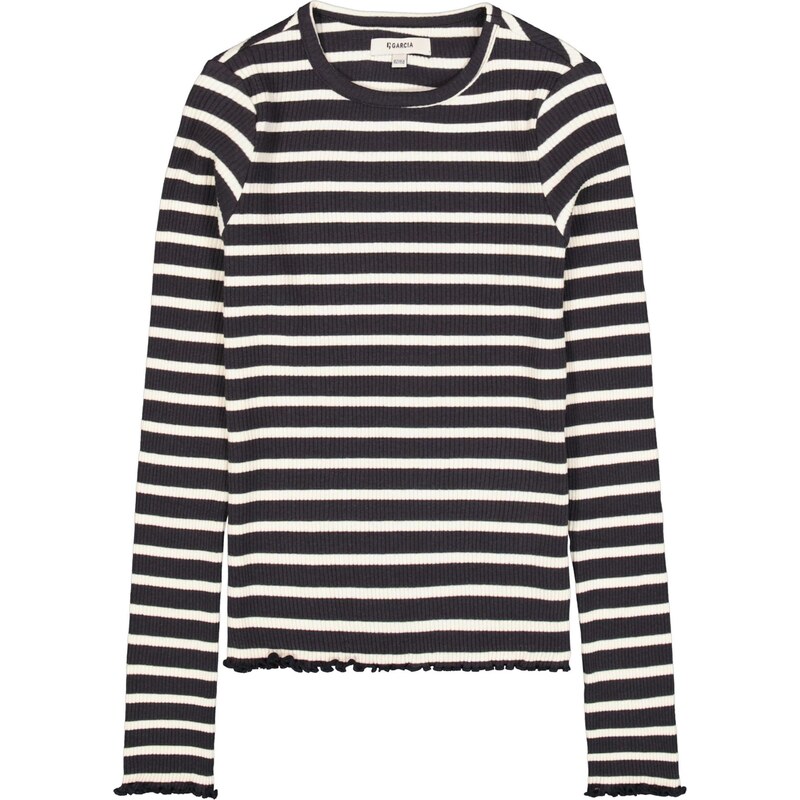 GARCIA Tričko černá / offwhite