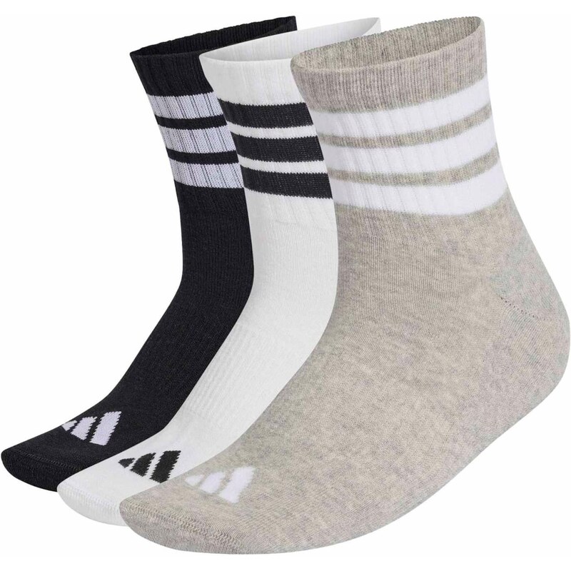 ADIDAS PERFORMANCE Sportovní ponožky Ess šedý melír / černá / bílá 112400038
