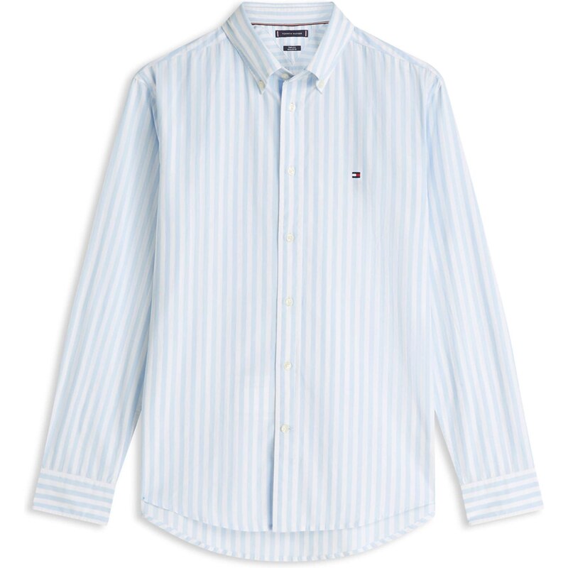 TOMMY HILFIGER Košile FLEX světlemodrá / bílá