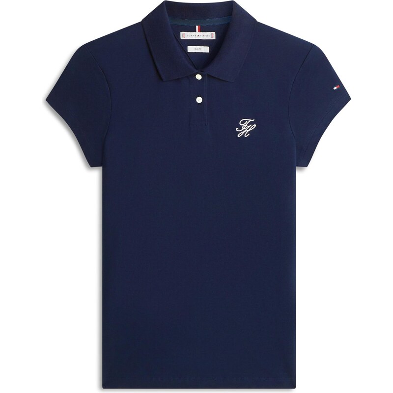 TOMMY HILFIGER Tričko 1985 tmavě modrá
