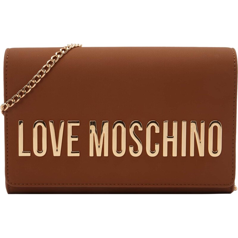 Love Moschino Taška přes rameno hnědá / zlatá 112400656