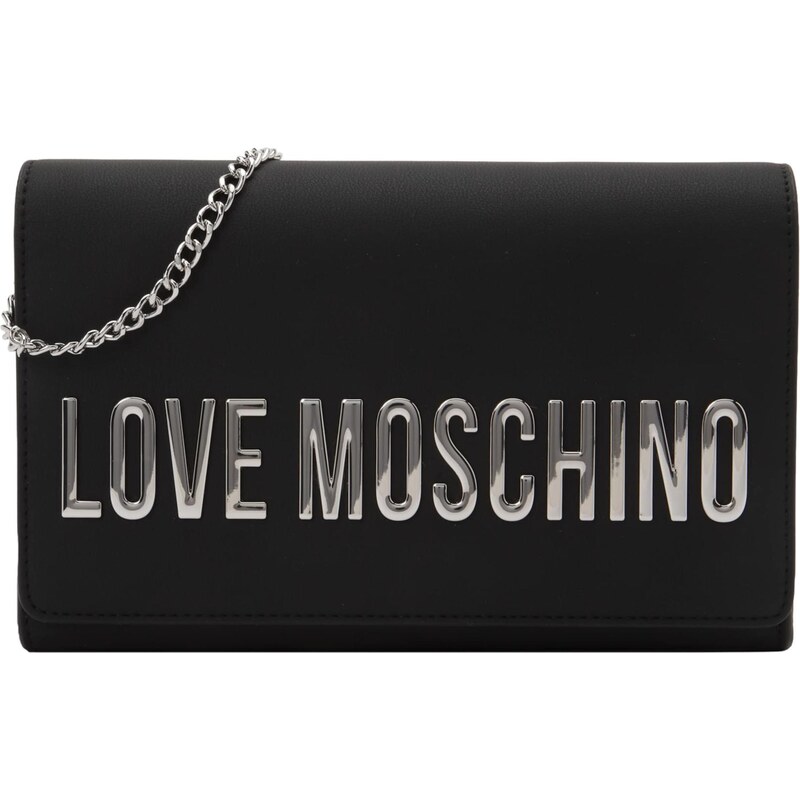 Love Moschino Taška přes rameno černá / stříbrná 112400662