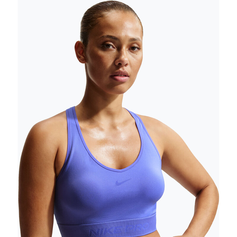 Dámské tričko Nike Pro Seamless Dri-Fit Cropped sapphire