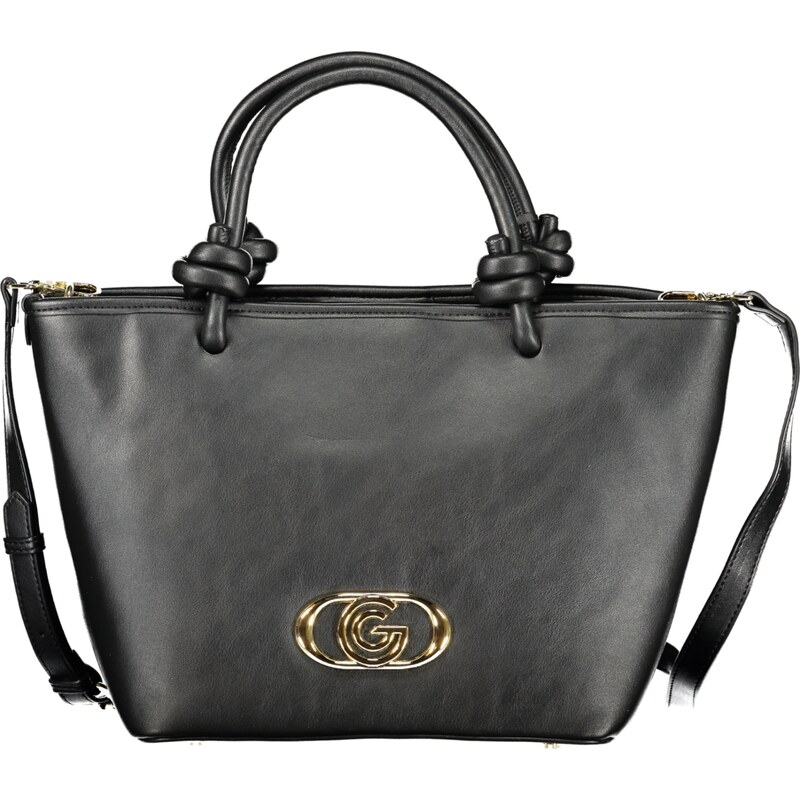 GABRIELLA G BY GABRIELLA GUCCI Černá kabelka s držadly a popruhem 112403599