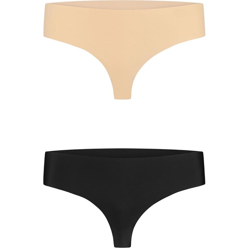 Bye Bra Tanga béžová / černá 112403545