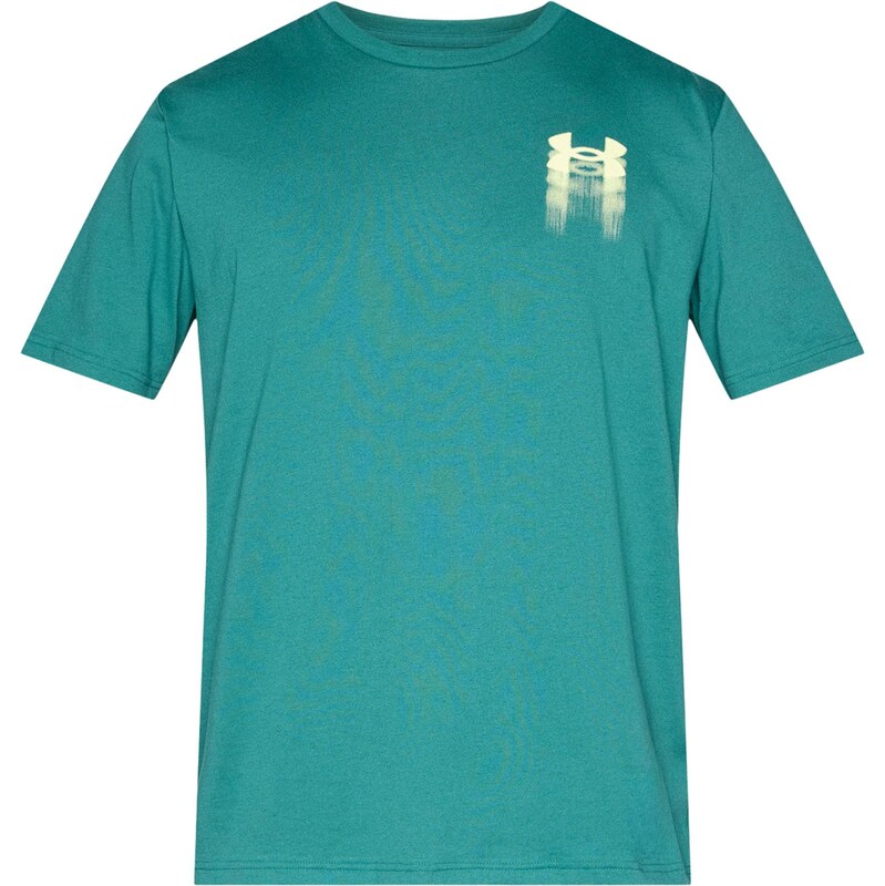 UNDER ARMOUR Funkční tričko tyrkysová / světle žlutá