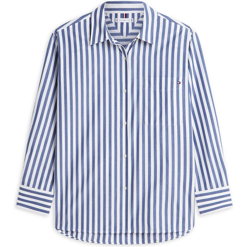 TOMMY HILFIGER Halenka ESS modrá / bílá 112404283