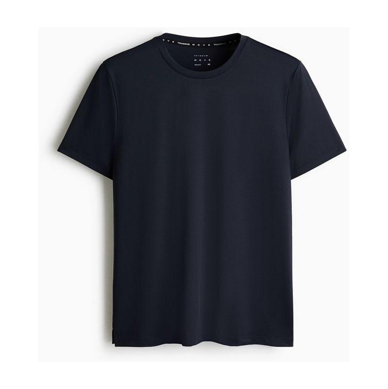 H&M - Sportovní tričko zesíťoviny DryMove - Tmavomodrá