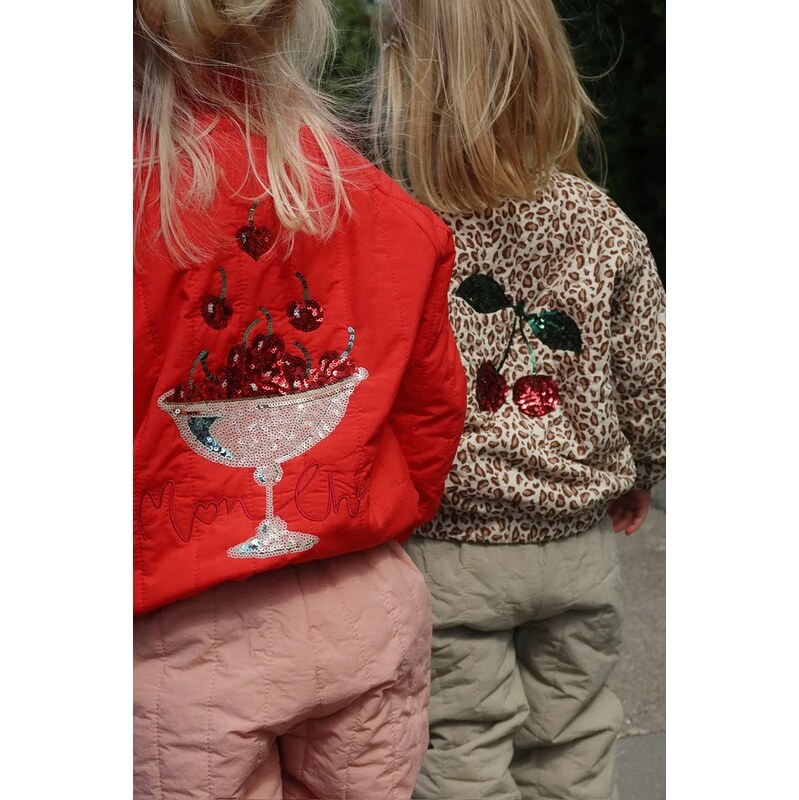 Dětská bomber bunda Konges Sløjd JUNO SEQUIN BOMBER JACKET 112419244