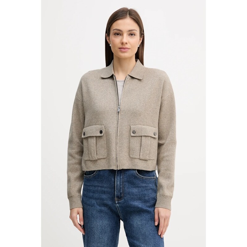 DKNY Kardigan s příměsí vlny Dkny