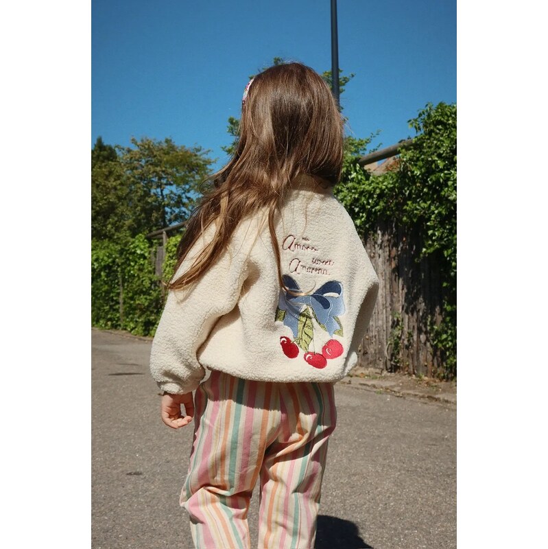 Dětská bunda Konges Sløjd JAZZ TEDDY JACKET GRS 112419403