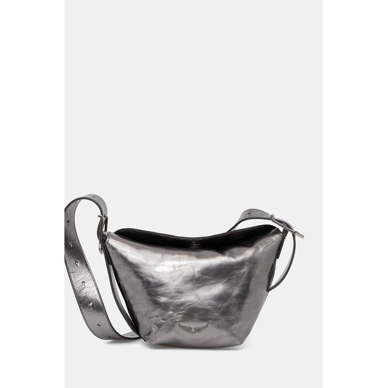 Kožená kabelka ZADIG&VOLTAIRE BABY JANE VINTAGE METAL 112419699