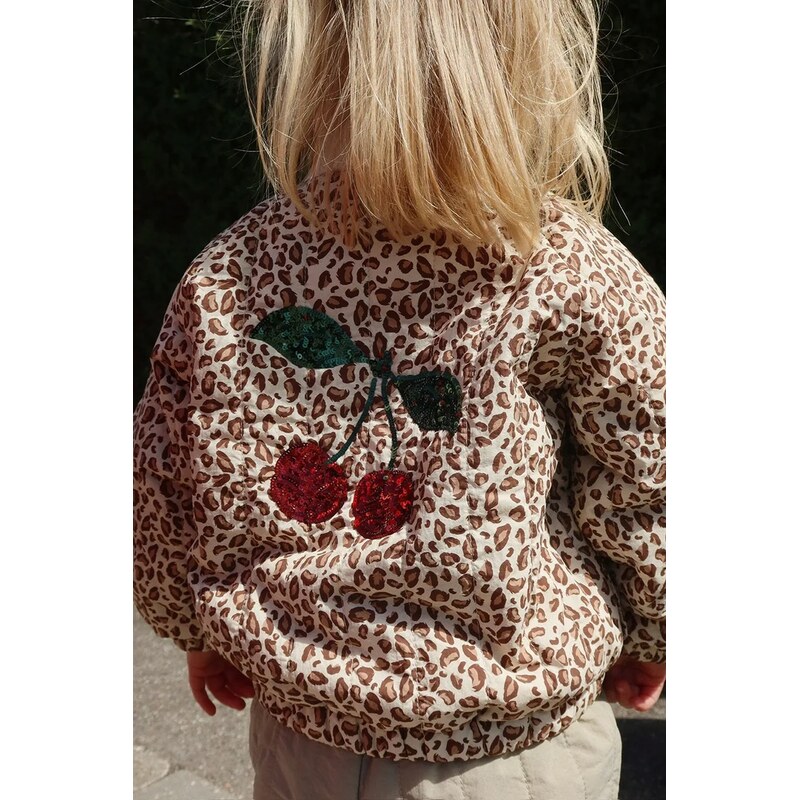 Dětská bomber bunda Konges Sløjd JUNO PRINTED SEQUIN BOMBER JACKET 112419792