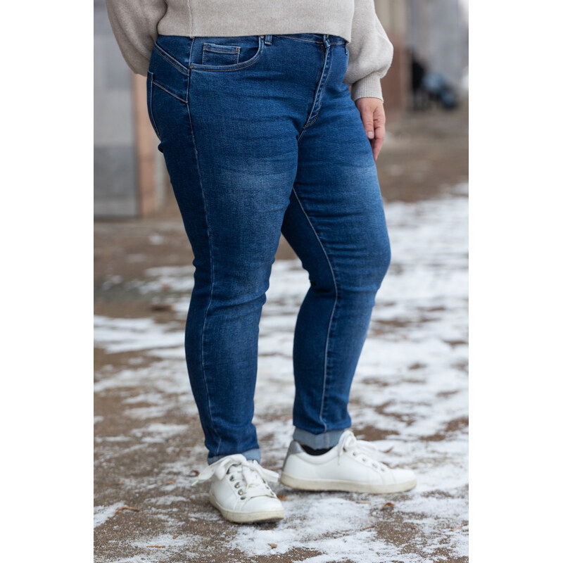 REDSEVENTY DENIM Skinny džíny VITA [F326-14] Barva: Modrá, Velikost: 112420035