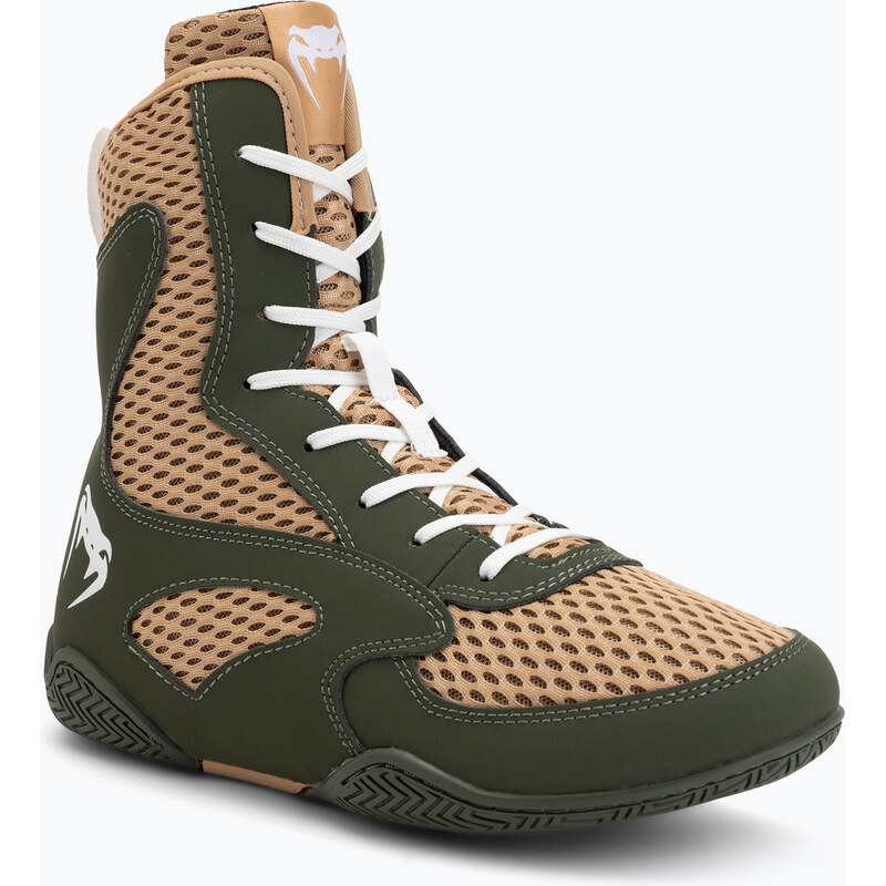 Pánské boxerské boty Venum Contender Boxing military green/sand