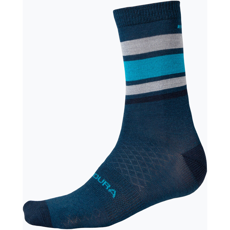 Cyklistické ponožky Endura BaaBaa Merino Stripe blueberry 118203232
