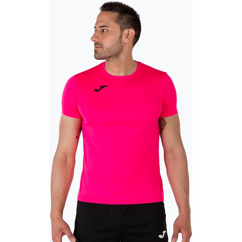 Pánské běžecké tričko Joma Record II fluor pink