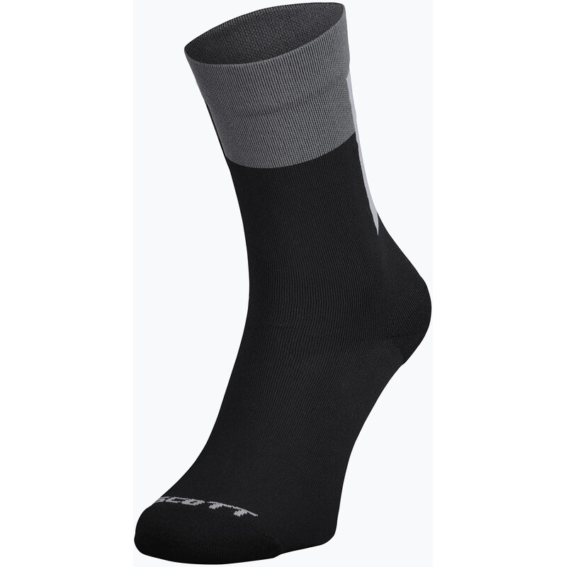 Ponožky SCOTT Block Stripe Crew black/dark grey