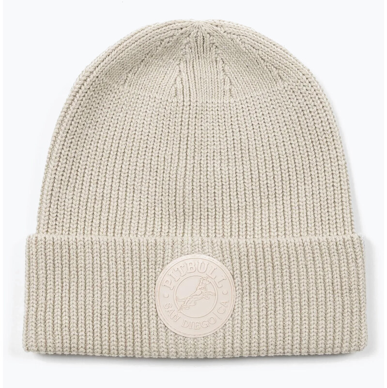Zimní čepice Pitbull Beanie San Diego Ca white stone