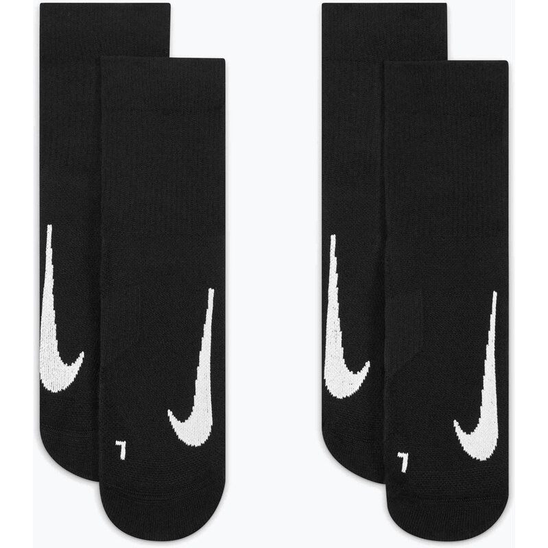 Ponožky Nike Court Multiplier Max 2 páry black/black