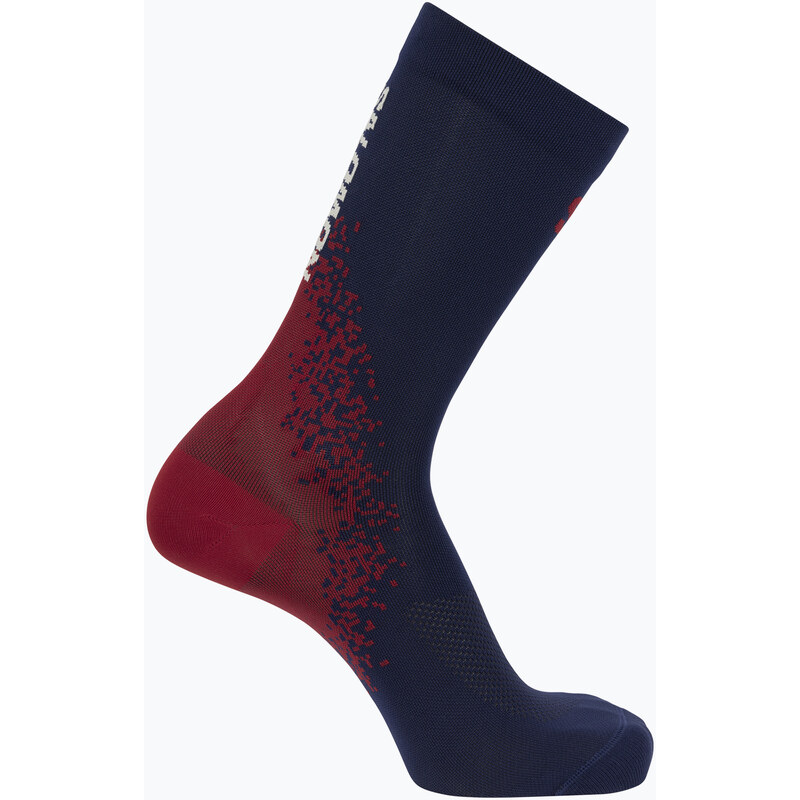 Ponožky Salomon Gravel Crew deep blue/haute red