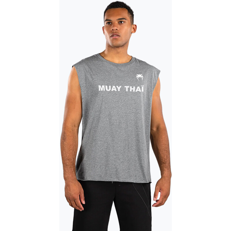 Pánské tričko Venum Muay Thai VT heather grey