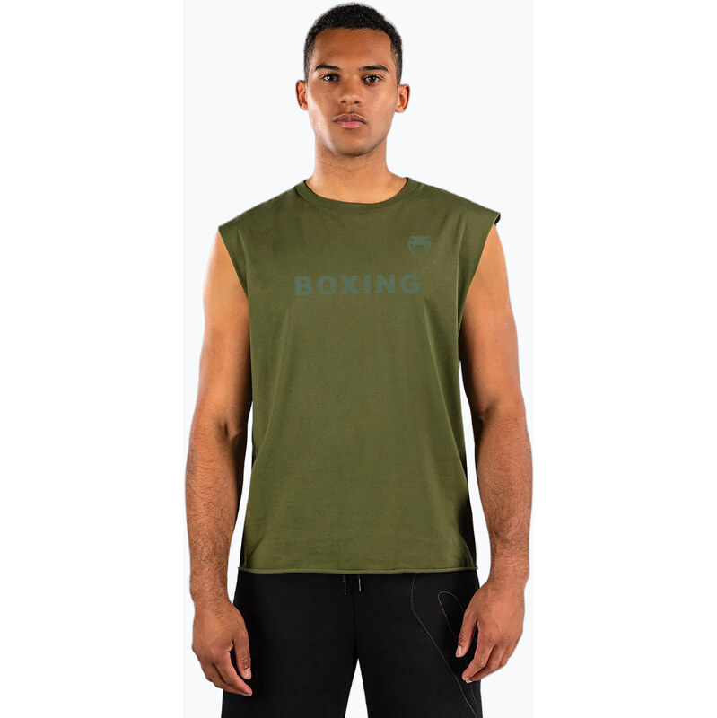 Pánské tričko Venum Boxing VT Sleeveless military green