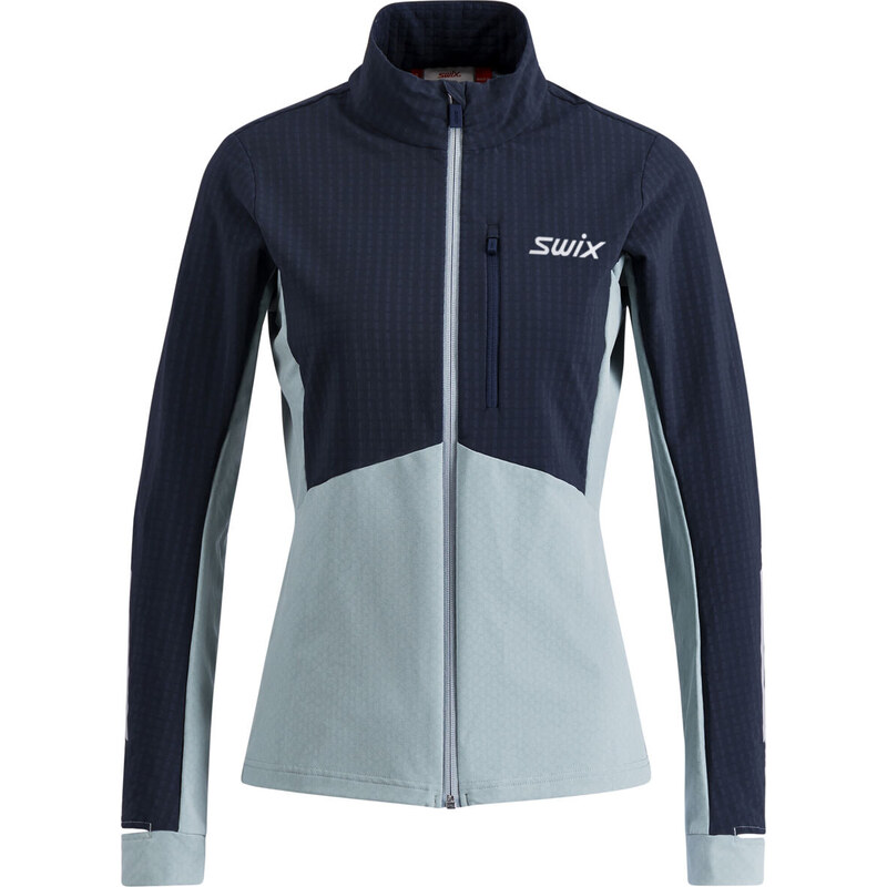 Dámská funkční mikina Swix Pace Hybrid Full Zip Midlayer W 112444101