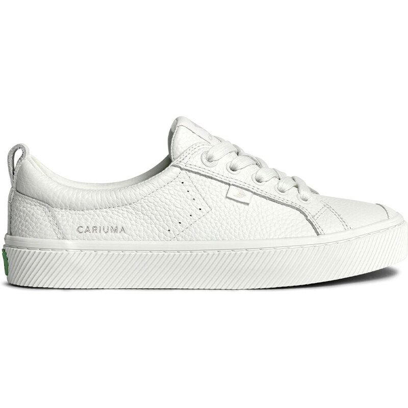 Pánské volnočasové boty Cariuma OCA Pebbled Leather White