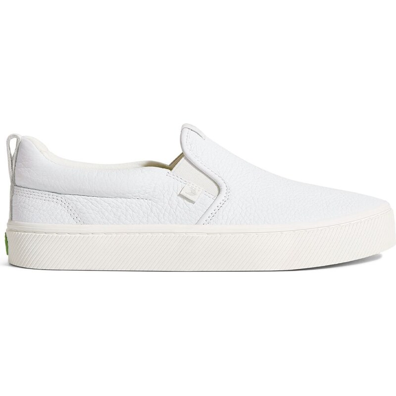 Pánské volnočasové boty Cariuma SLIP-ON White Premium Leather