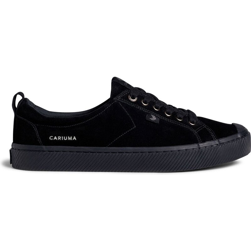 Dámské volnočasové boty Cariuma OCA Low All Black Suede Sneaker