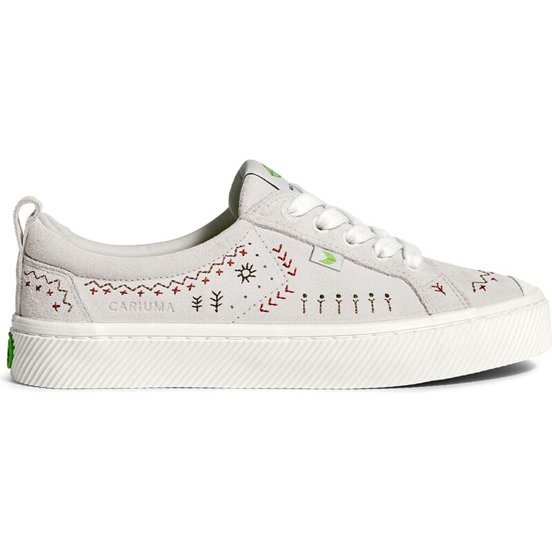 Dámské volnočasové boty Cariuma OCA Low Smoke White Suede